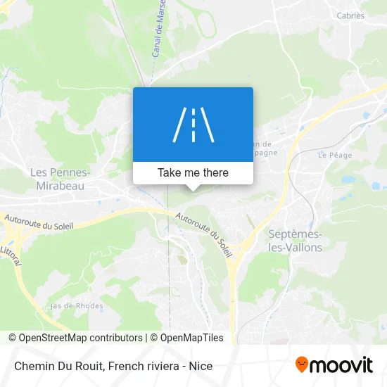 Chemin Du Rouit map