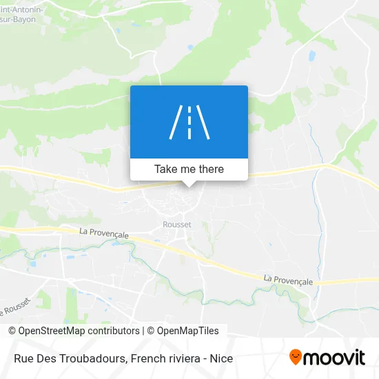 Rue Des Troubadours map