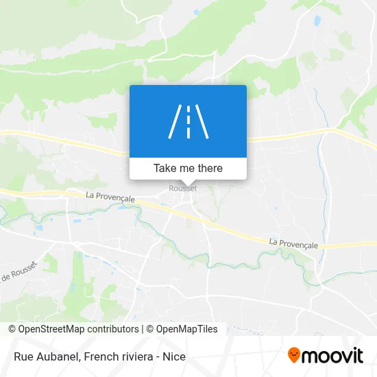 Rue Aubanel map