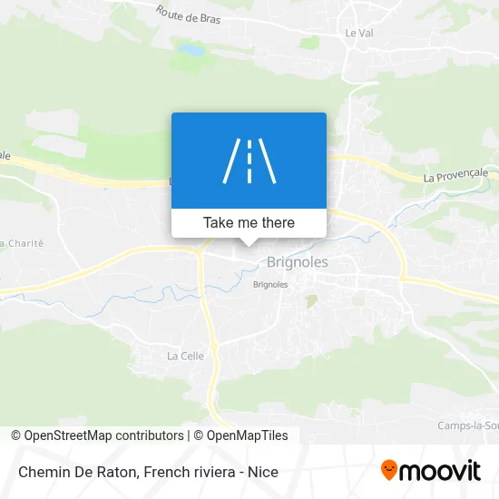 Chemin De Raton map