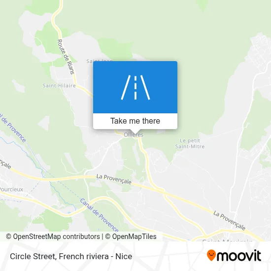 Mapa Rue Du Cercle