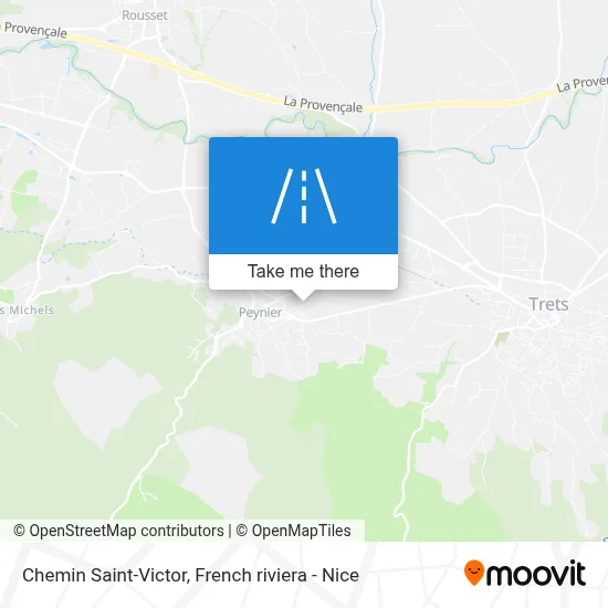 Chemin Saint-Victor map