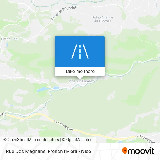 Rue Des Magnans map
