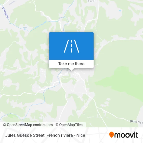 Mapa Rue Jules Guesde