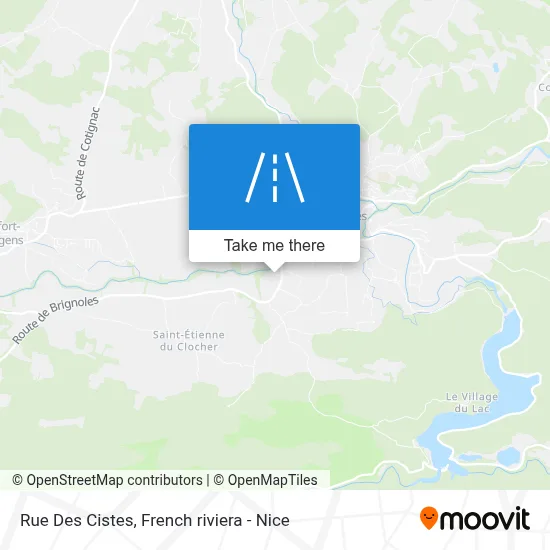Rue Des Cistes map