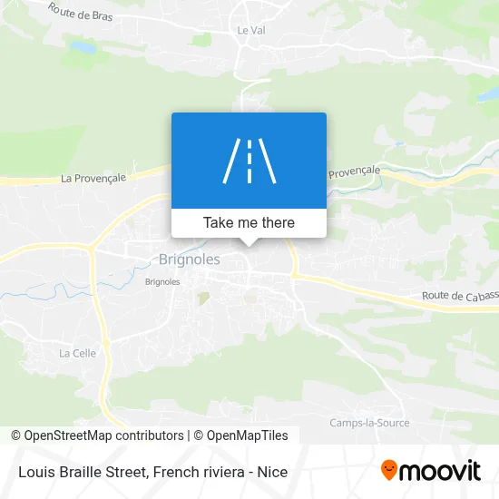Rue Louis Braille map