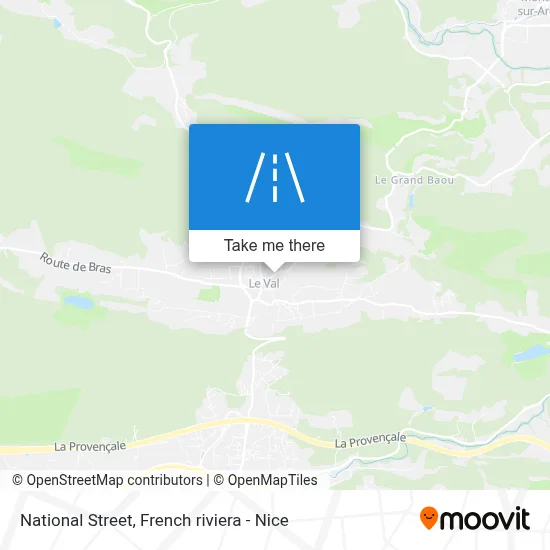 Rue Nationale map