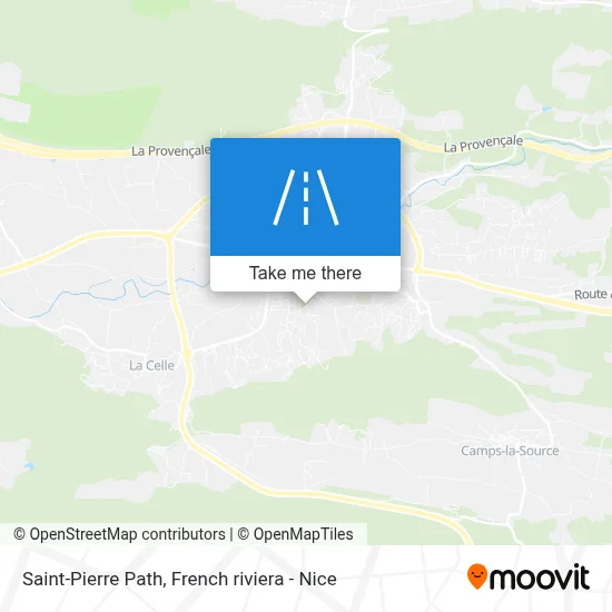 Chemin Saint-Pierre map
