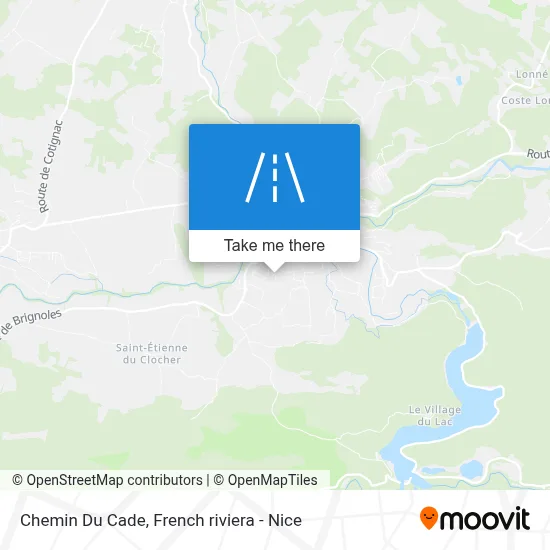 Chemin Du Cade map
