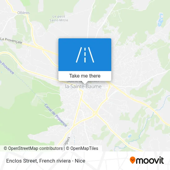 Mapa Rue De L'Enclos