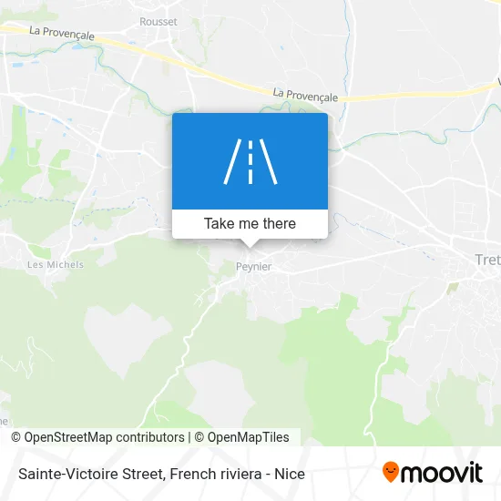 Mapa Rue Sainte-Victoire