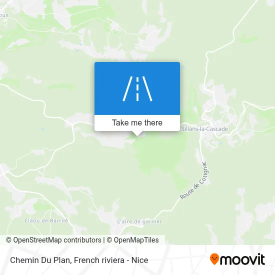 Chemin Du Plan map