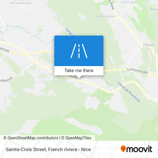 Rue Sainte-Croix map
