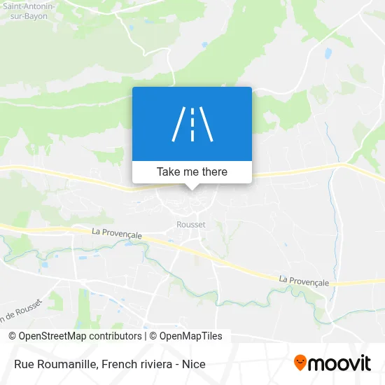 Rue Roumanille map