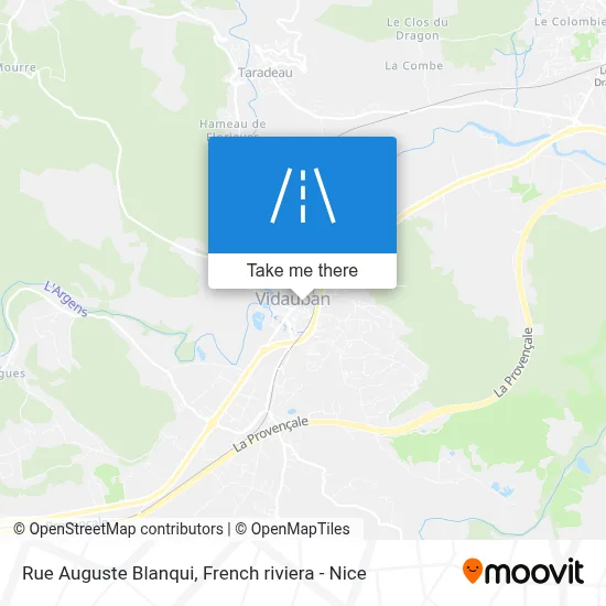 Mapa Rue Auguste Blanqui