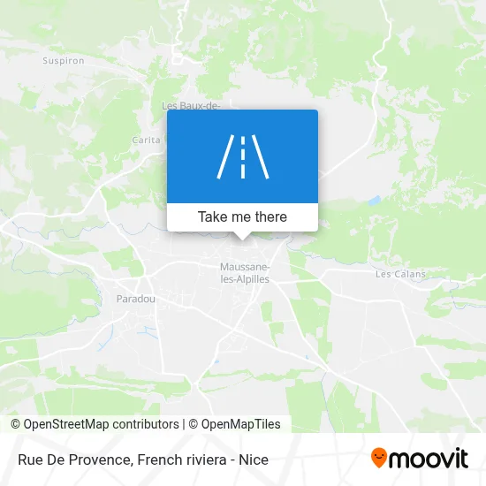 Mapa Rue De Provence