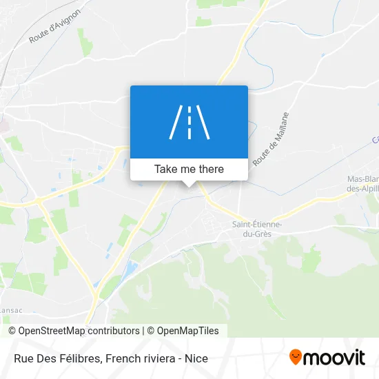 Rue Des Félibres map