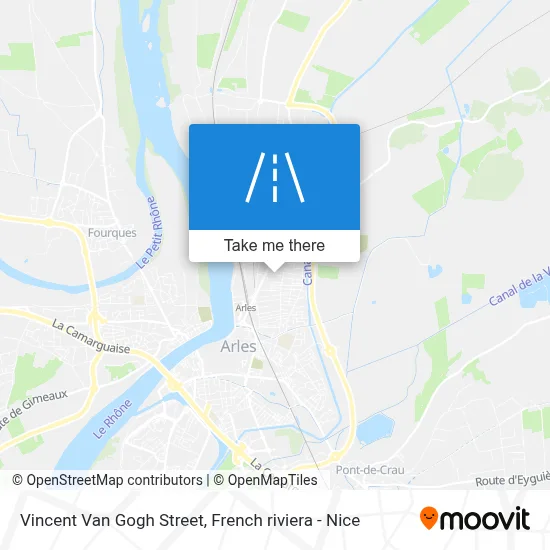 Mapa Rue Vincent Van Gogh