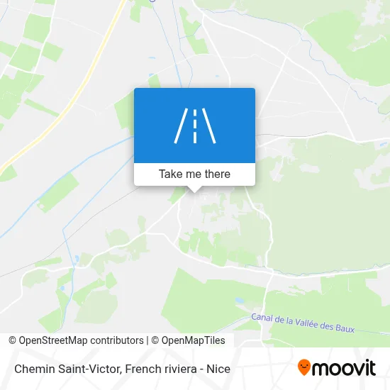 Chemin Saint-Victor map