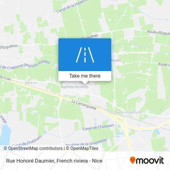 Rue Honoré Daumier map