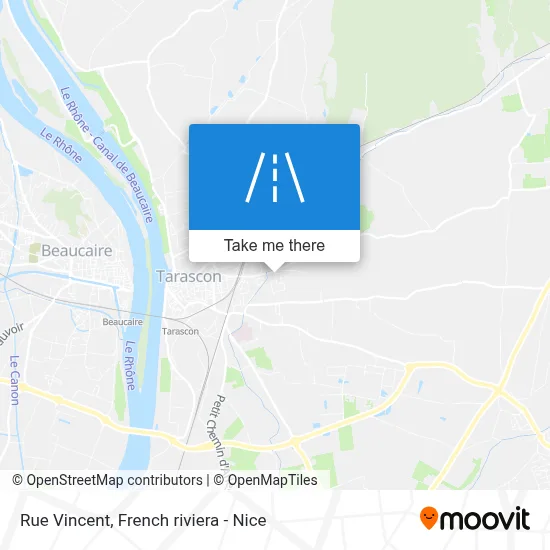 Mapa Rue Vincent