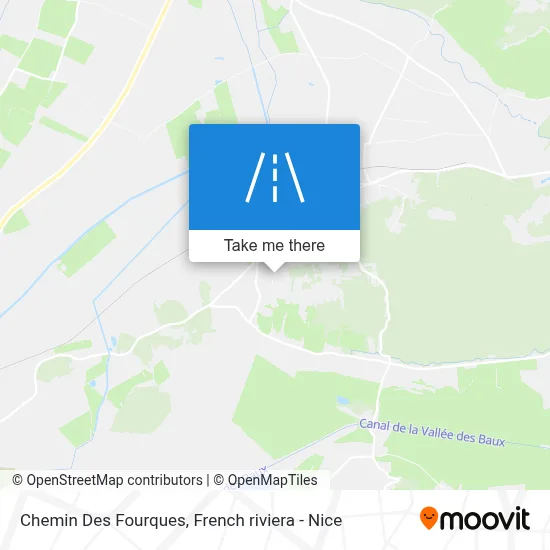 Chemin Des Fourques map