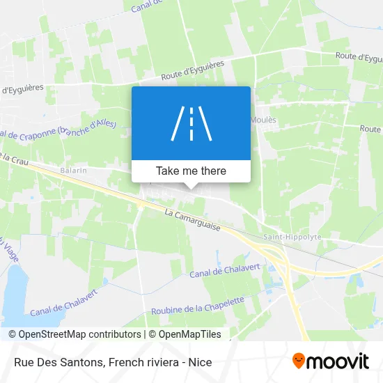 Mapa Rue Des Santons