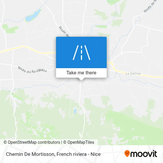 Chemin De Mortisson map