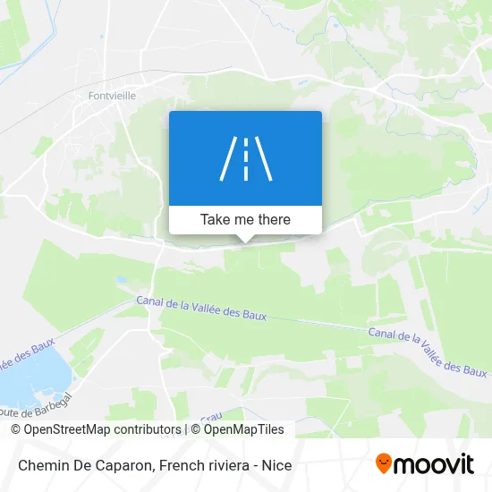 Chemin De Caparon map