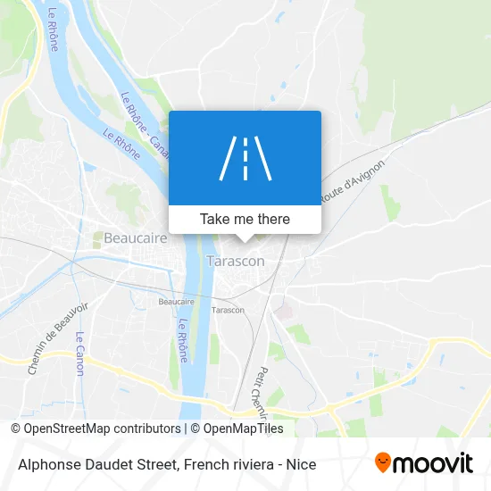 Mapa Rue Alphonse Daudet