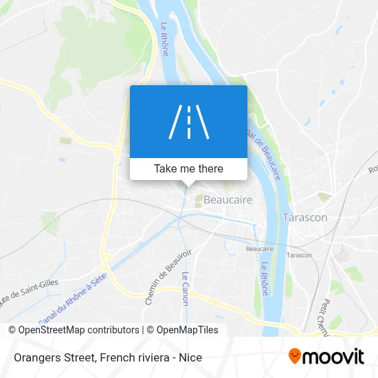 Mapa Rue Des Orangers