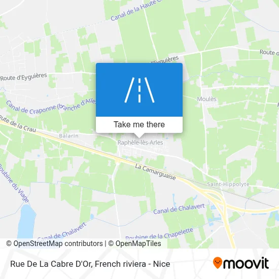 Rue De La Cabre D'Or map