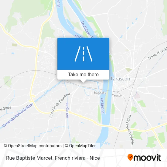 Mapa Rue Baptiste Marcet