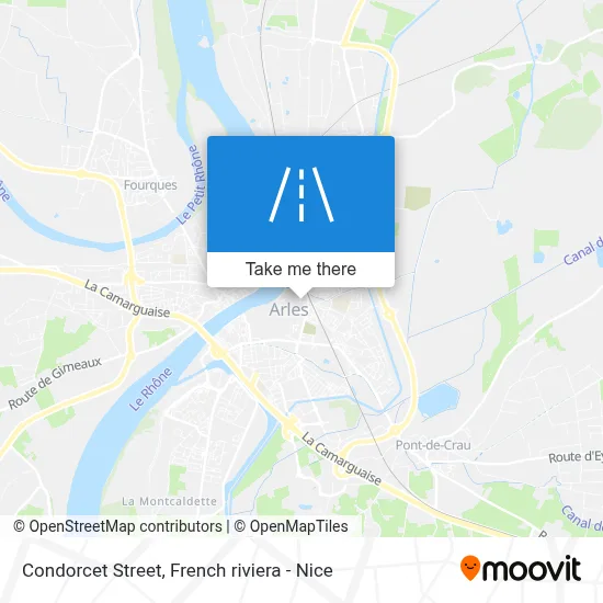 Rue Condorcet map