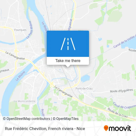 Rue Frédéric Chevillon map