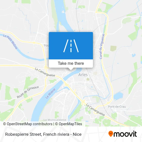 Mapa Rue Robespierre
