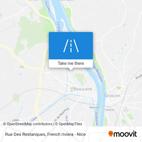 Rue Des Restanques map
