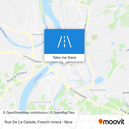 Mapa Rue De La Calade