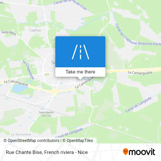 Rue Chante Bise map