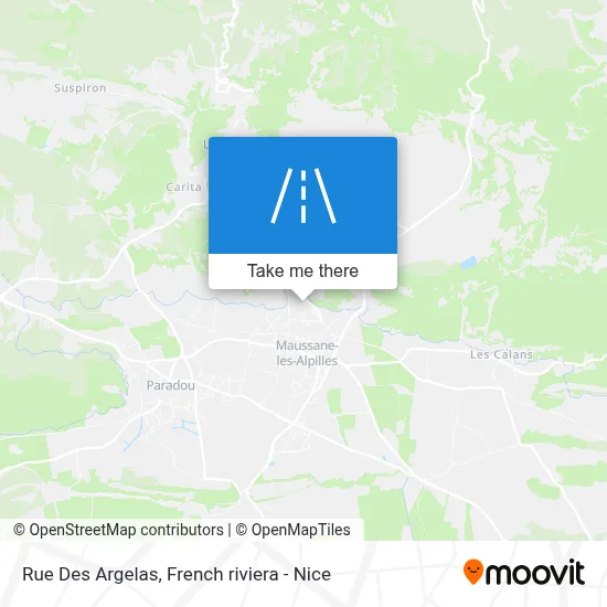 Rue Des Argelas map