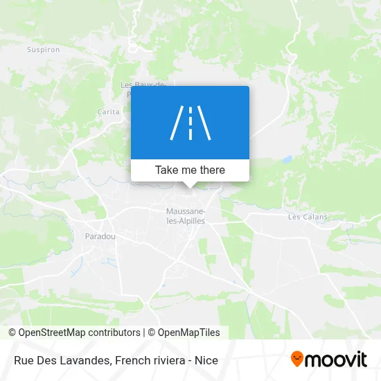 Rue Des Lavandes map