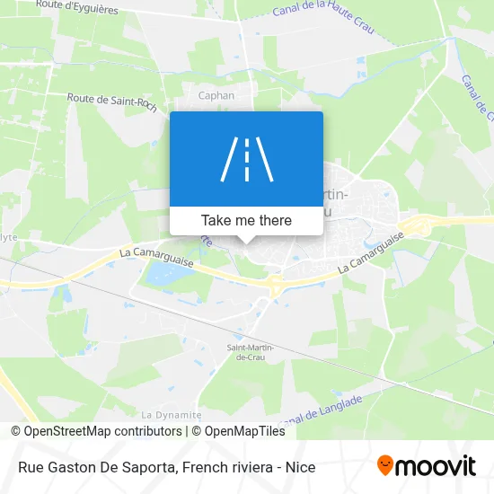Rue Gaston De Saporta map