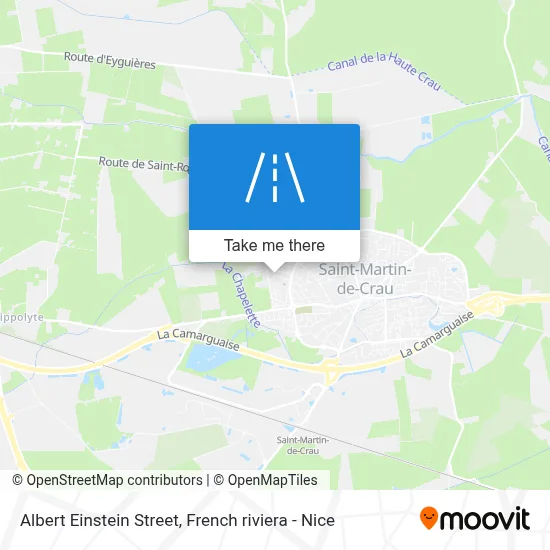 Mapa Rue Albert Einstein