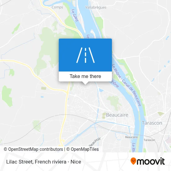 Rue Des Lilas map