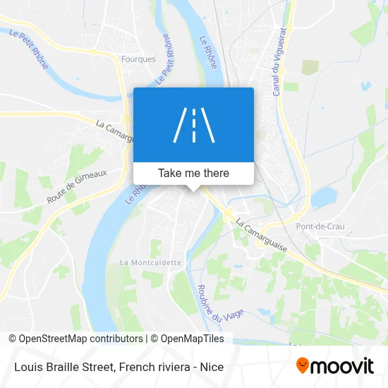Rue Louis Braille map