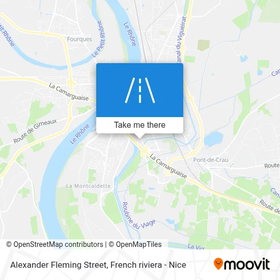 Rue Alexander Fleming map