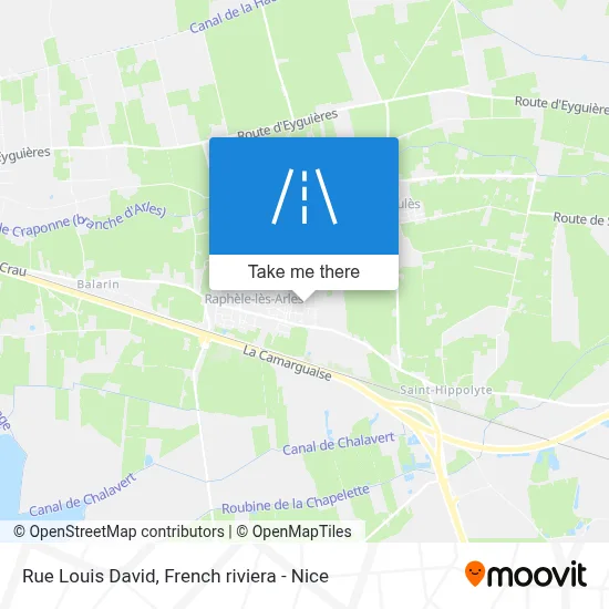 Rue Louis David map