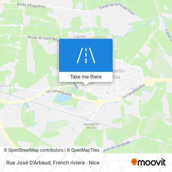 Rue José D'Arbaud map