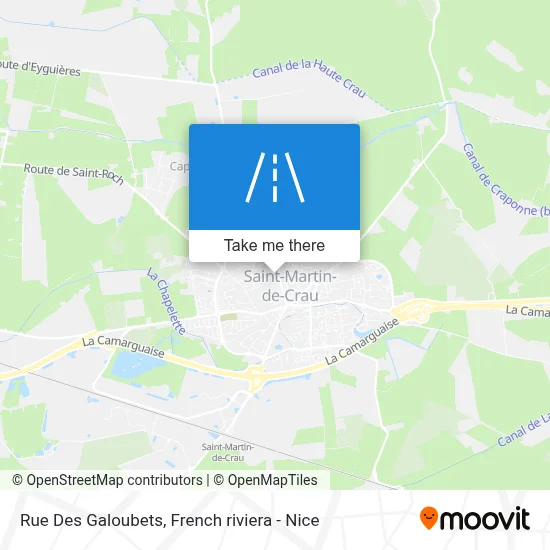 Rue Des Galoubets map