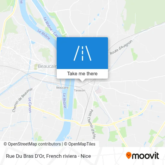 Mapa Rue Du Bras D'Or